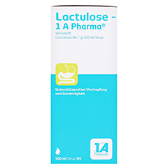 Lactulose-1A Pharma 500 Milliliter N2 - Vorderseite