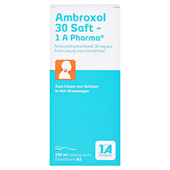 AMBROXOL 30 Saft-1A Pharma 250 Milliliter N3 - Vorderseite