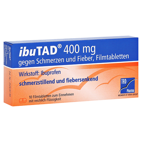 IbuTAD 400mg gegen Schmerzen und Fieber 10 Stck N1