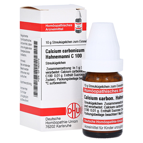 CALCIUM CARBONICUM Hahnemanni C 100 Globuli 10 Gramm N1