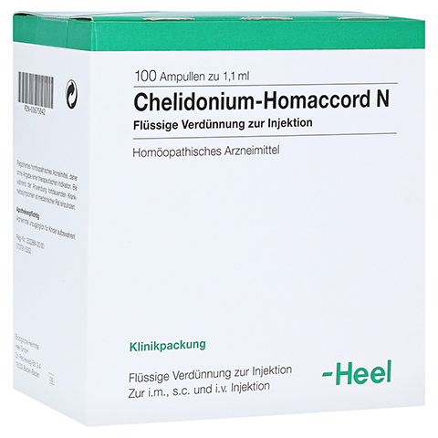 CHELIDONIUM-HOMACCORD N Ampullen 100 Stck N3