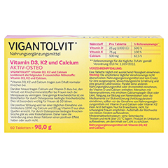 VIGANTOLVIT Vitamin D3 K2 Calcium Filmtabletten 2x60 Stck - Rckseite