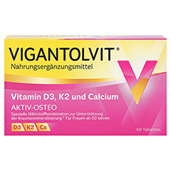 VIGANTOLVIT Vitamin D3 K2 Calcium Filmtabletten 2x60 Stck - Vorderseite