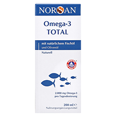 Norsan Omega-3 Total Naturell flssig 200 Milliliter - Vorderseite