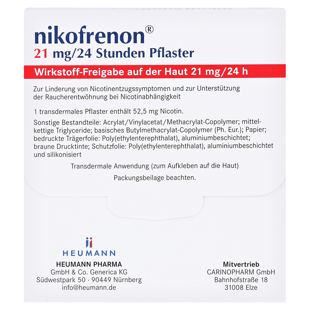NIKOFRENON 14 mg/24 Stunden Pflaster transdermal 7 St. 