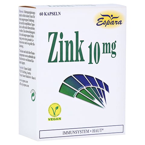 ZINK 10 mg Kapseln 60 Stück