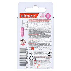 ELMEX Interdentalbrsten ISO Gr.2 0,5 mm rot 8 Stck - Rckseite
