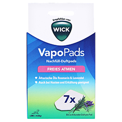 WICK VapoPads 7 Rosmarin Lavendel Pads WBR7 1 Packung - Vorderseite