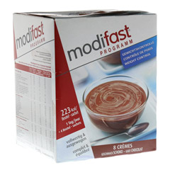 MODIFAST Programm Creme Schokolade Pulver 8x55 Gramm