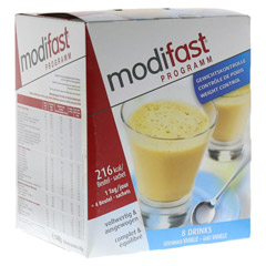 MODIFAST Programm Drink Vanille Pulver 8x55 Gramm