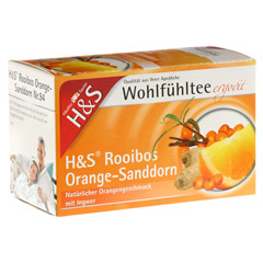 H&S Rooibos Orange Sanddorn Filterbeutel 20x2.0 Gramm