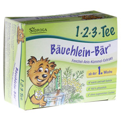 SIDROGA 1.2.3 Tee Buchlein Br Extrakt 12 Stck