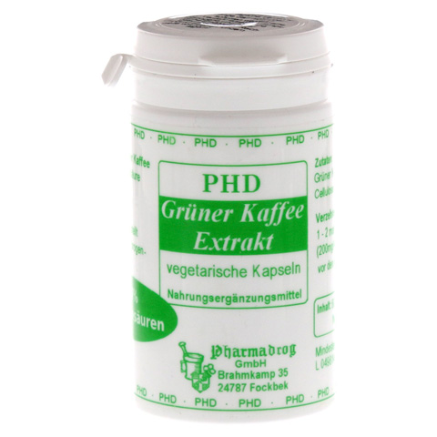 GRNER KAFFEE Extrakt Kapseln 50% Chlorogensur. 60 Stck