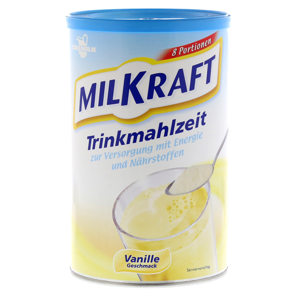 MILKRAFT Trinkmahlzeit Vanille Pulver 480 Gramm