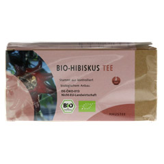 Hibiskustee Bio Filterbeutel 25 Stück - Vorderseite