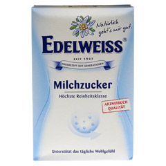 Edelweiss Milchzucker 500 Gramm - Vorderseite