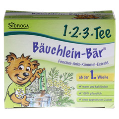 SIDROGA 1.2.3 Tee Buchlein Br Extrakt 12 Stck - Vorderseite