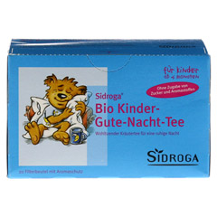 SIDROGA Bio Kinder-Gute-Nacht-Tee Filterbeutel 20x1.5 Gramm - Vorderseite