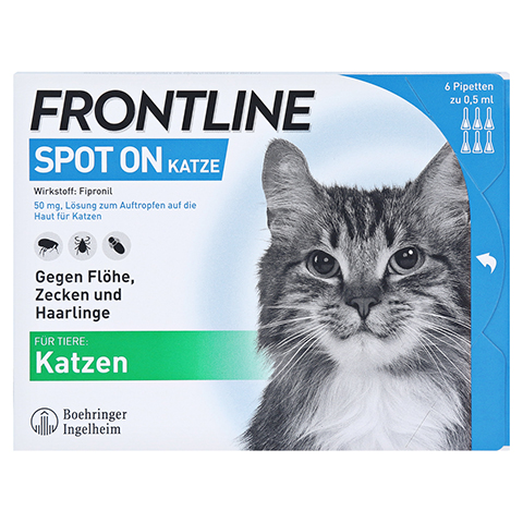 FRONTLINE  Spot on K Lösung für Katzen 6 Stück