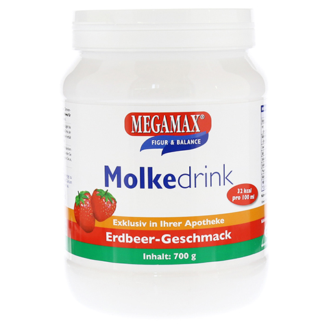 MOLKE DRINK Megamax Erdbeer Pulver 700 Gramm