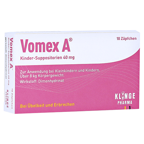 Vomex A Kinder 40mg 10 Stück N1