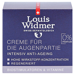 Louis Widmer Creme für die Augenpartie (unparfümiert) 30 Milliliter - Vorderseite