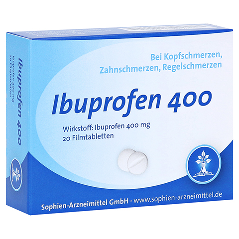 Ibuprofen 400 Sophien 20 Stück