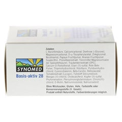 BASIS AKTIV 28 Tabletten 120 Stück - Linke Seite
