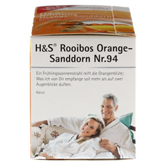 H&S Rooibos Orange Sanddorn Filterbeutel 20x2.0 Gramm - Linke Seite