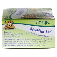 SIDROGA 1.2.3 Tee Buchlein Br Extrakt 12 Stck - Linke Seite