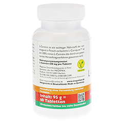 L-CARNIPURE 500 mg Kautabletten 60 Stck - Rechte Seite