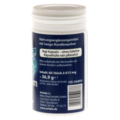 CORAL CALCIUM Kapseln 500 mg 60 Stück - Rechte Seite