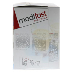 MODIFAST Programm Drink Vanille Pulver 8x55 Gramm - Rechte Seite