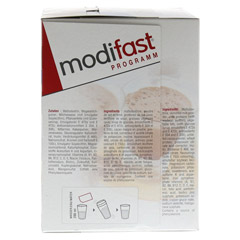 MODIFAST Programm Drink Schokolade Pulver 8x55 Gramm - Rechte Seite