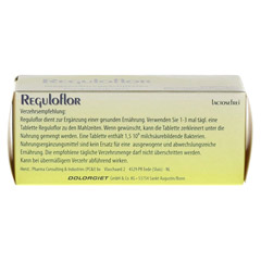 REGULOFLOR Probiotikum Tabletten 30 Stck - Oberseite