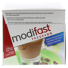 MODIFAST Programm Drink Kaffee Pulver 8x55 Gramm - Unterseite