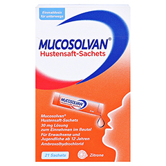 Mucosolvan Hustensaft-Sachets 21x5 Milliliter N1 - Rückseite
