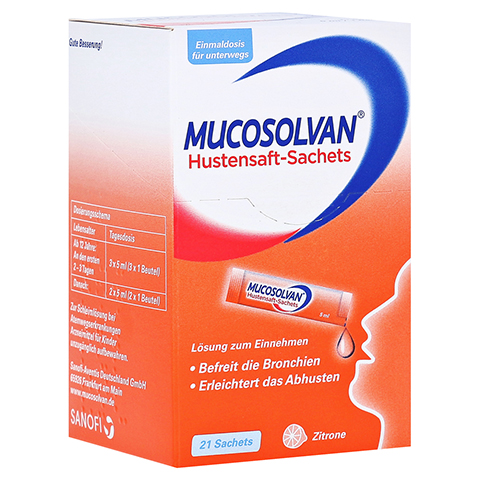 Mucosolvan Hustensaft-Sachets 21x5 Milliliter N1