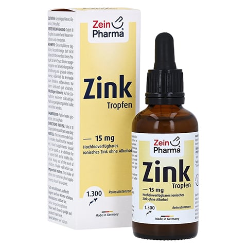 ZINK TROPFEN 15 mg ionisiert 50 Milliliter