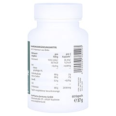 Natural D-mannose 500 mg Kapseln 60 Stück - Rechte Seite
