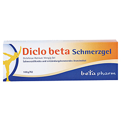 Diclo beta Schmerzgel 100 Gramm N2 - Vorderseite