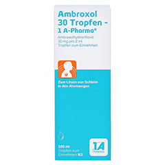 Ambroxol 30 Tropfen-1A Pharma 100 Milliliter N3 - Vorderseite