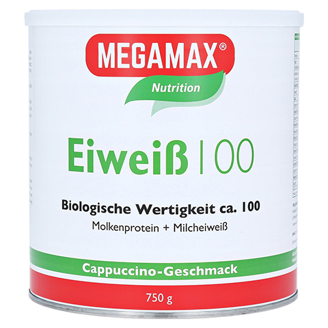 Eiweiss 100 Cappuccino Megamax Pulver 750 Gramm