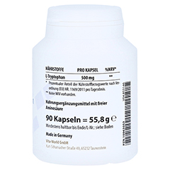 L-TRYPTOPHAN 500 mg Kapseln 2x90 Stck - Linke Seite