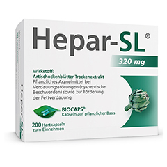 HEPAR-SL 320 mg Hartkapseln 200 Stück
