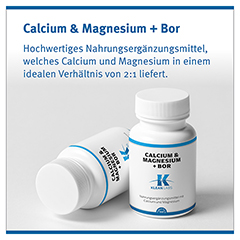 CALCIUM & MAGNESIUM+Bor KLEAN LABS Tabletten 100 Stck - Info 2