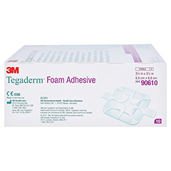 TEGADERM Foam Adhesive 8,8x8,8 cm 90610 10 Stck - Rechte Seite