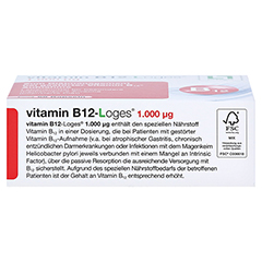 VITAMIN B12-LOGES 1.000 µg Kapseln 60 Stück - Unterseite