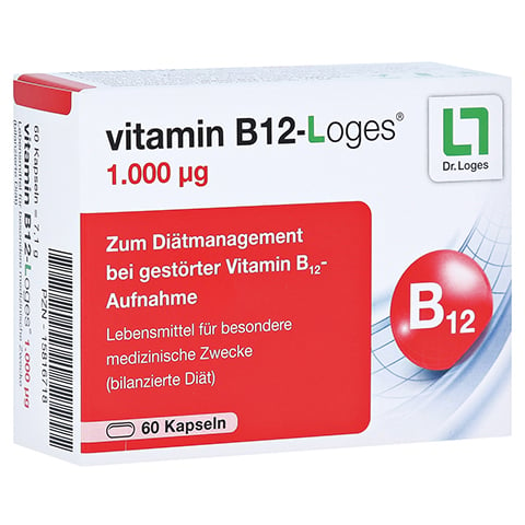 VITAMIN B12-LOGES 1.000 µg Kapseln 60 Stück