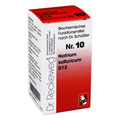 BIOCHEMIE 10 Natrium sulfuricum D 12 Tabletten 200 Stck N2